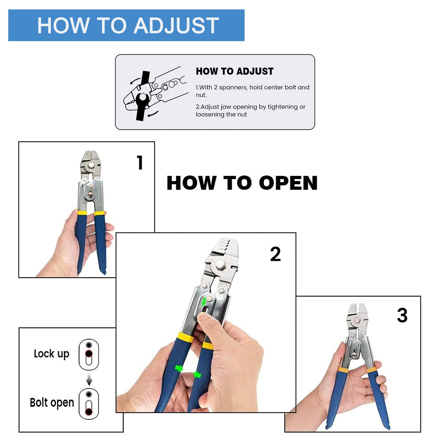 Serplex Wire Rope Crimping Tool Kit for Fishing with 150pcs Sleeves and Anti‑Slip Handle
