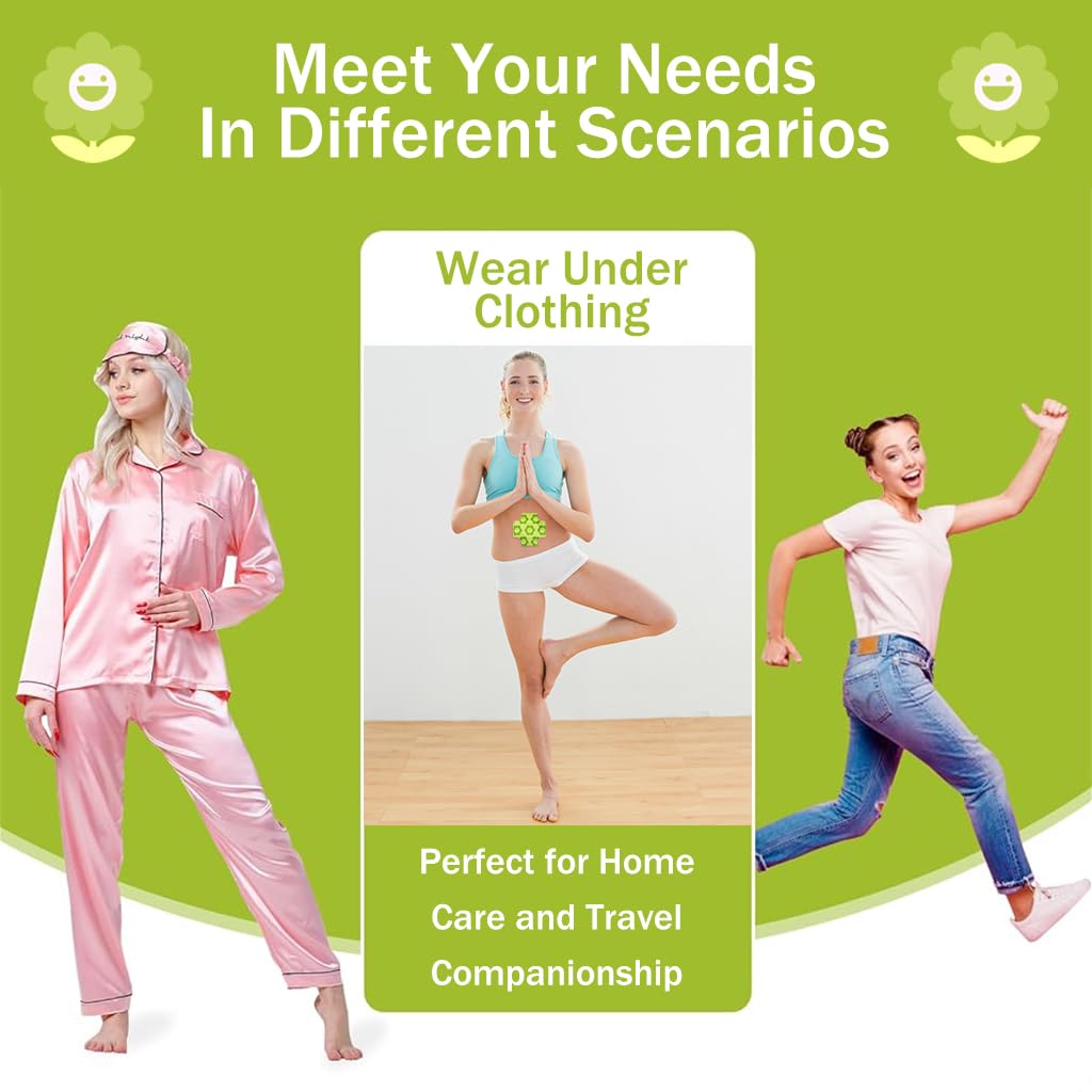 ZIBUYU Castor Oil Pack Wrap for Belly Button with Leak Proof Cotton Core | 120 Pcs Disposable