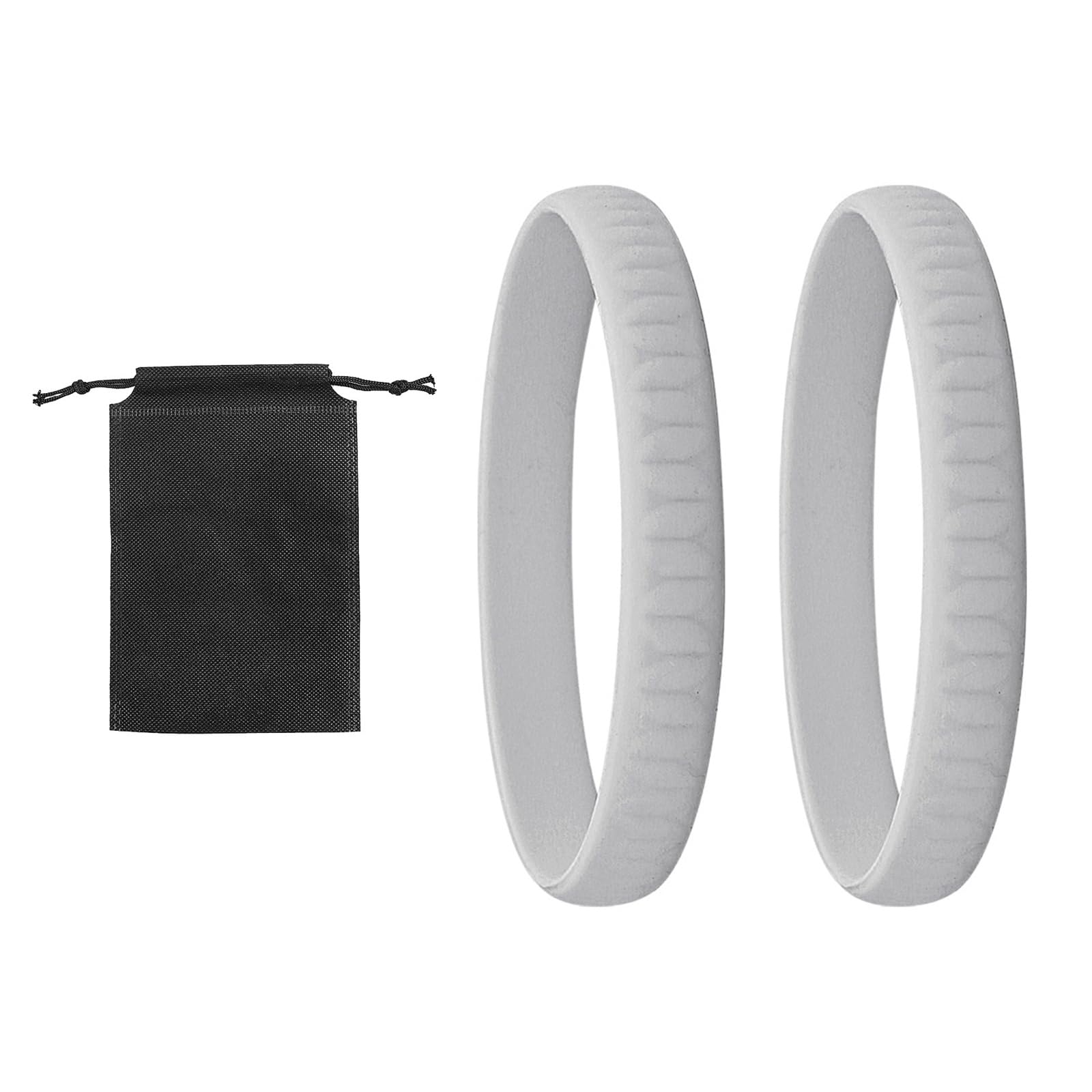 Proberos® 2Pcs Patella Tendon Knee Strap Compression Silicone Band Brace for Sport Baseball Soccer-Grey