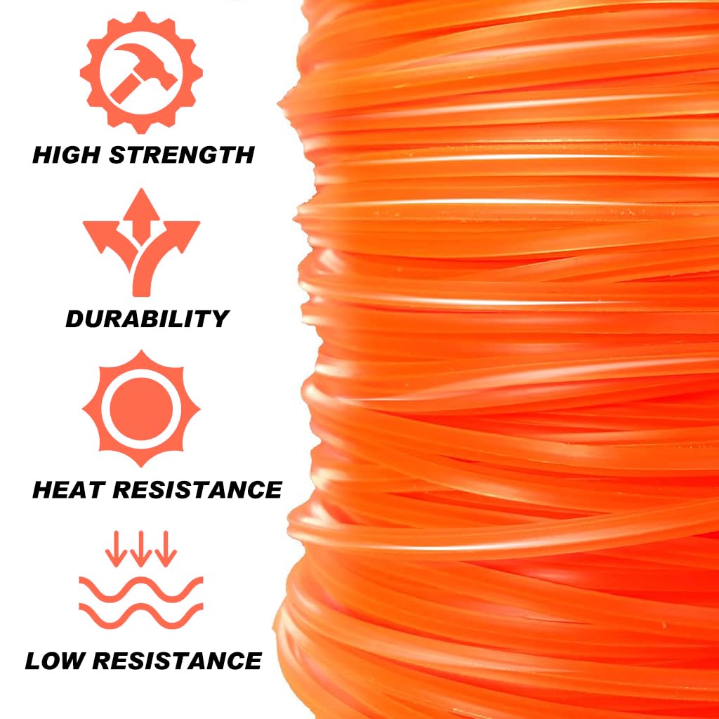 HASTHIP String Trimmer Line 2.4mm x 100m for Weed Trimming with Universal Fit | Nylon Rope