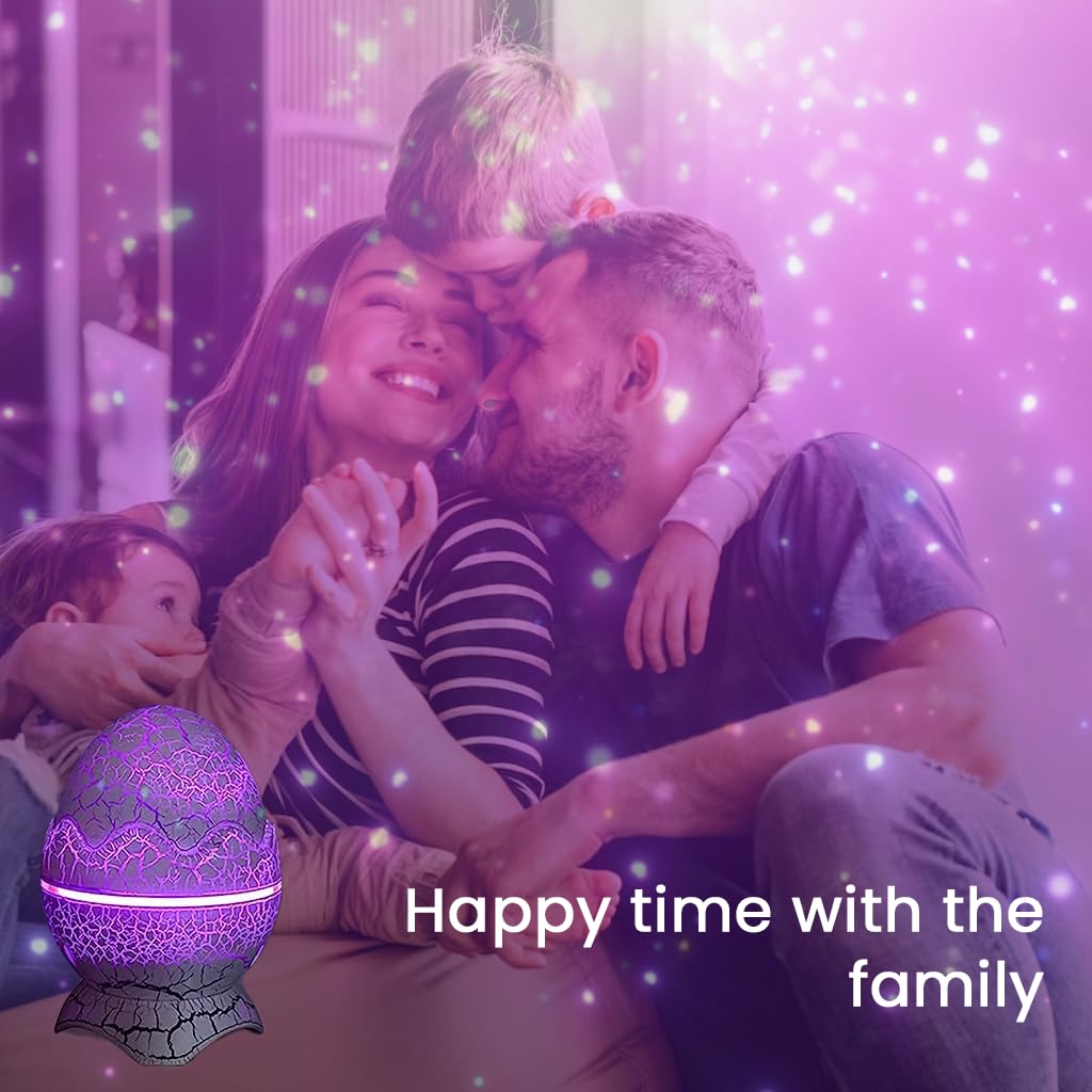 ELEPHANTBOAT Star Projector Light with Bluetooth Speaker and 19 White Noise | Remote Timer