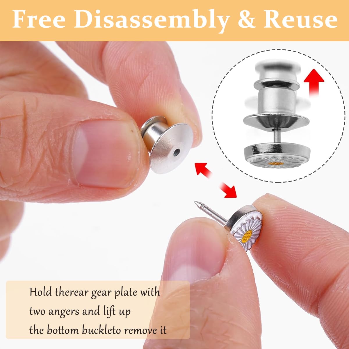 SANNIDHI Adjustable Waist Buckle for Pants featuring Detachable Pin | 4 Pairs Tightener