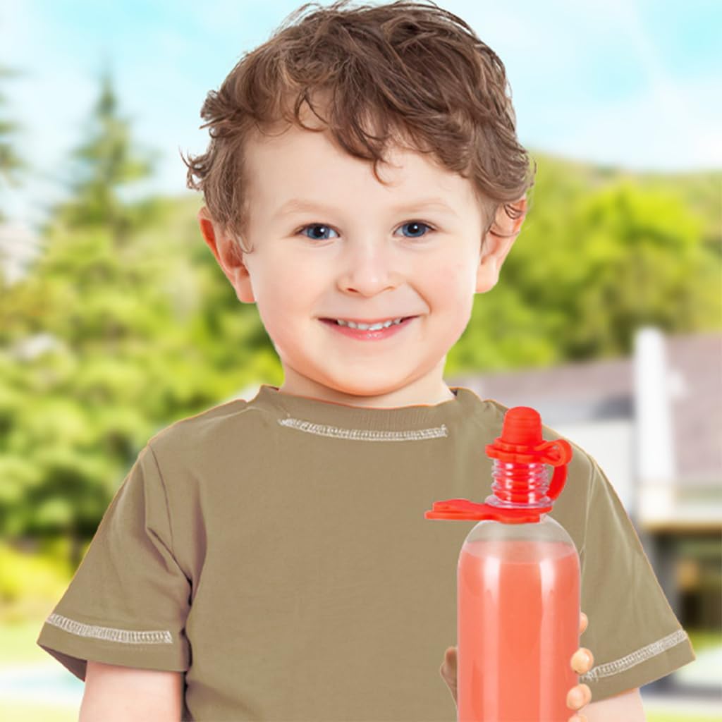 SNOWIE SOFT Water Bottle Spout Lid 2Pcs for Kids with Spill-Proof Design and Food-Grade Silicone