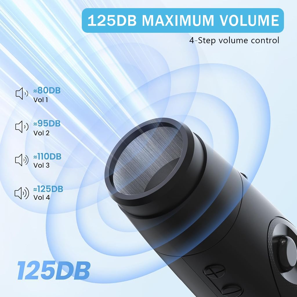 Proberos Electronic Whistle for Outdoor Training with 3 Tones and 3 Volume Levels | Battery Powered