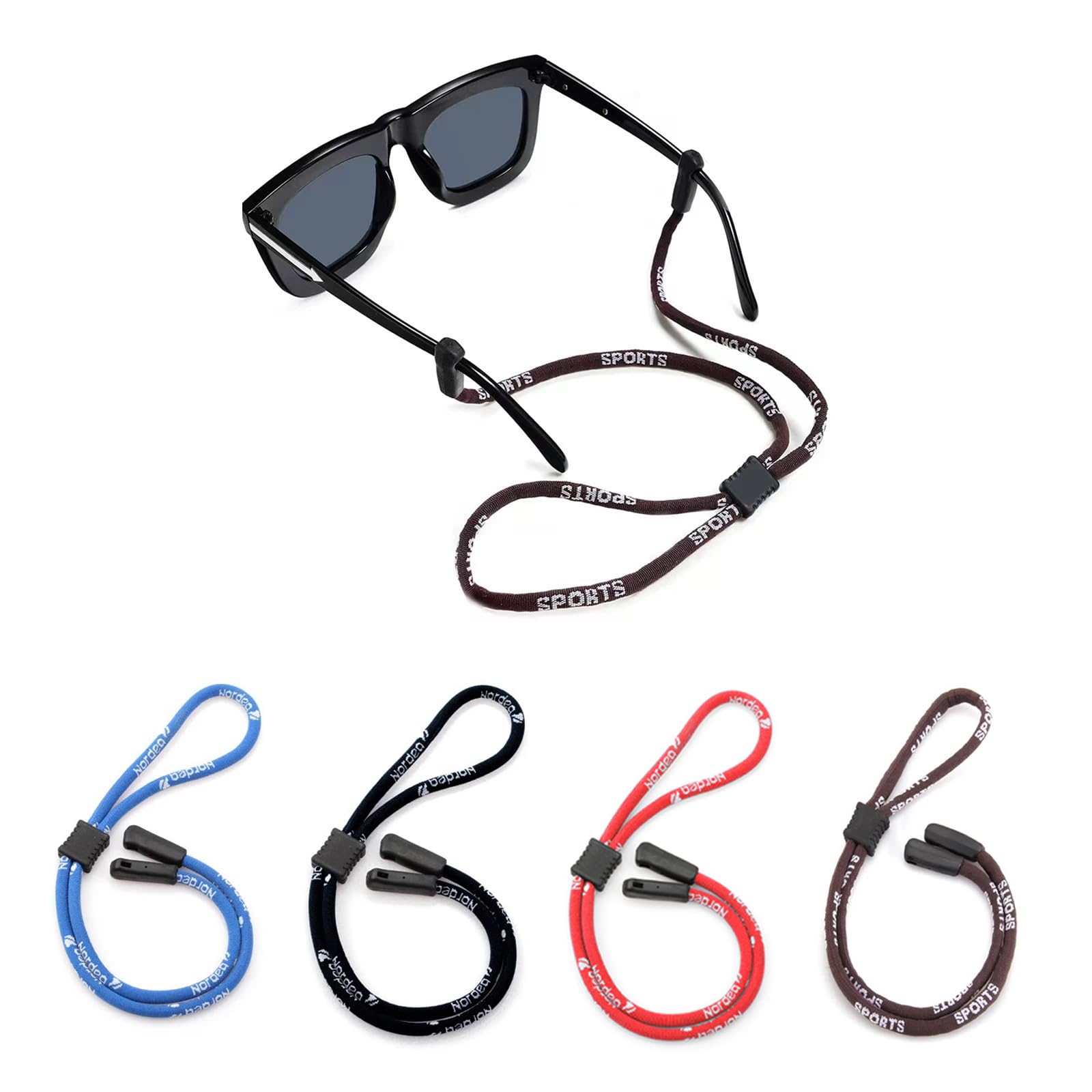 PATPAT® Eyeglasses String Holder Strap Chain Necklace Rope-Sports Sunglasses Strap Cord Lanyard-Adjustable