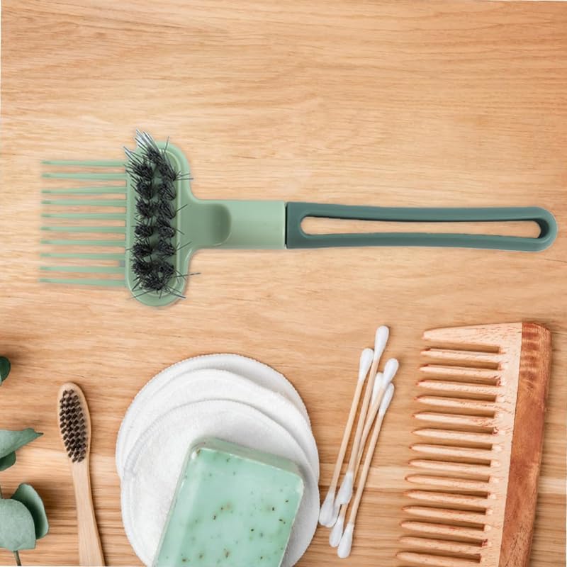 ZIBUYU Cleaner Brush for Hairbrushes with 2 in 1 Dual Head Design | Removes Hair and Dust