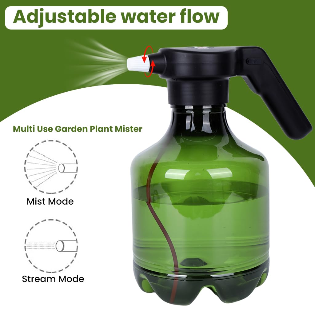 HASTHIP Spray Pump for Plants with 3L Capacity and Dual Spray Modes | Rechargeable Automatic Mister