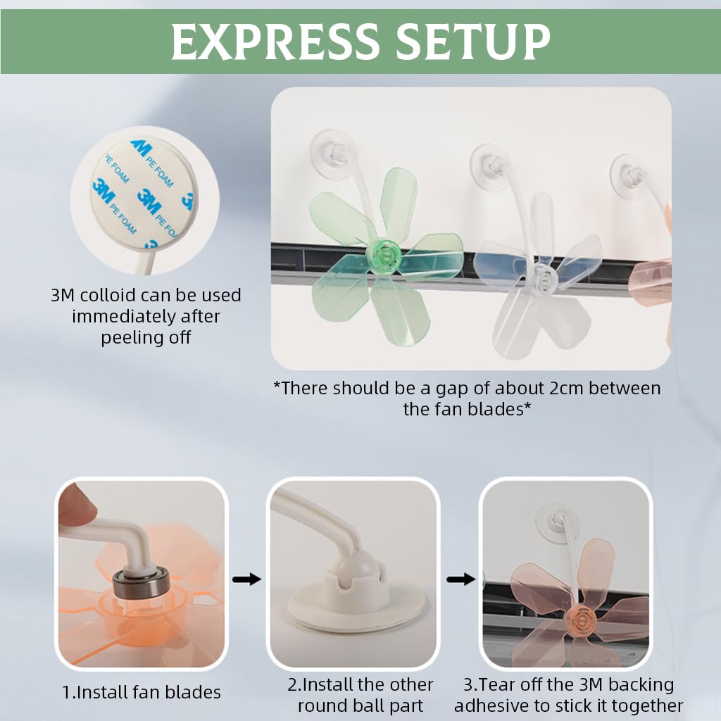 HASTHIP Air Conditioner Deflector for Room and Office featuring 3 Pcs Self Adhesive Design | Flexible Angle Adjustment Plastic Wind Shield