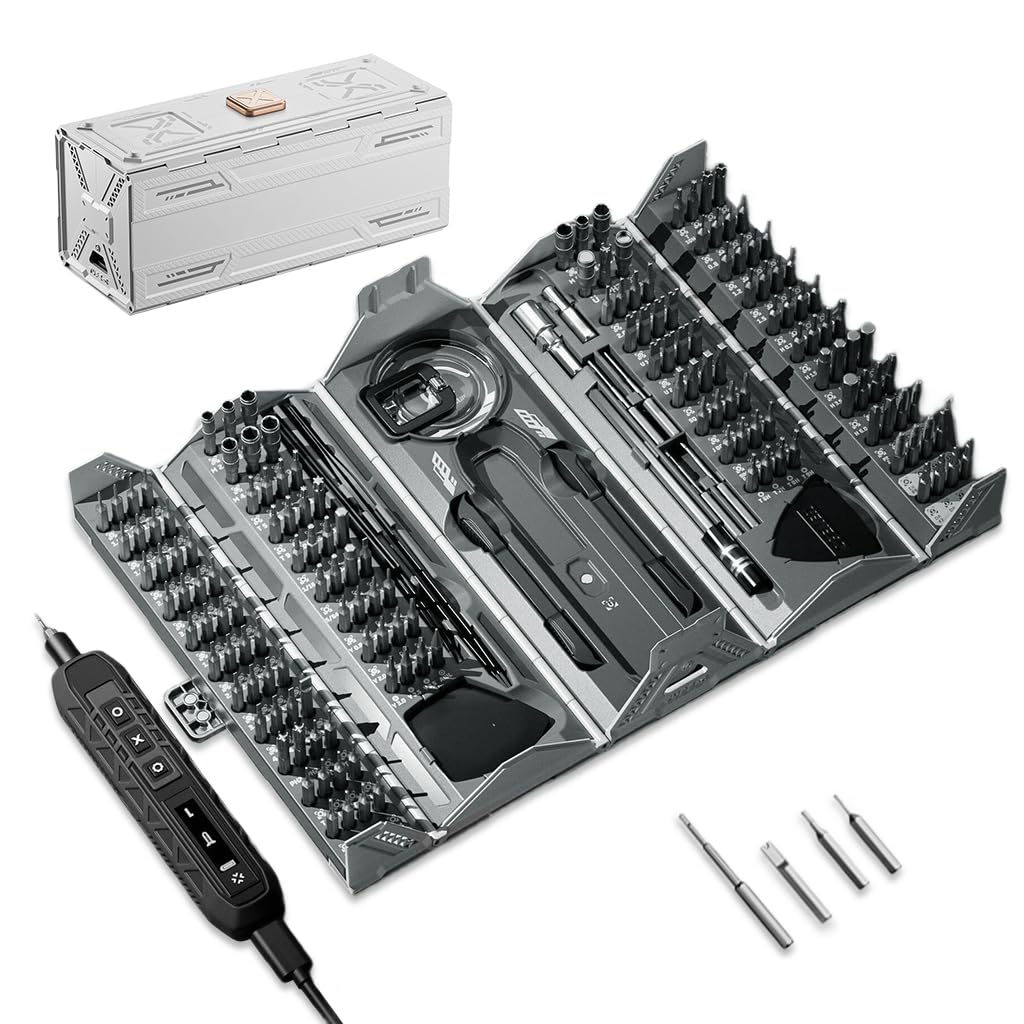 Serplex Pocket Screwdriver Pen for Repairs with 8 in 1 Bit Storage | Aluminum Alloy Tool Set