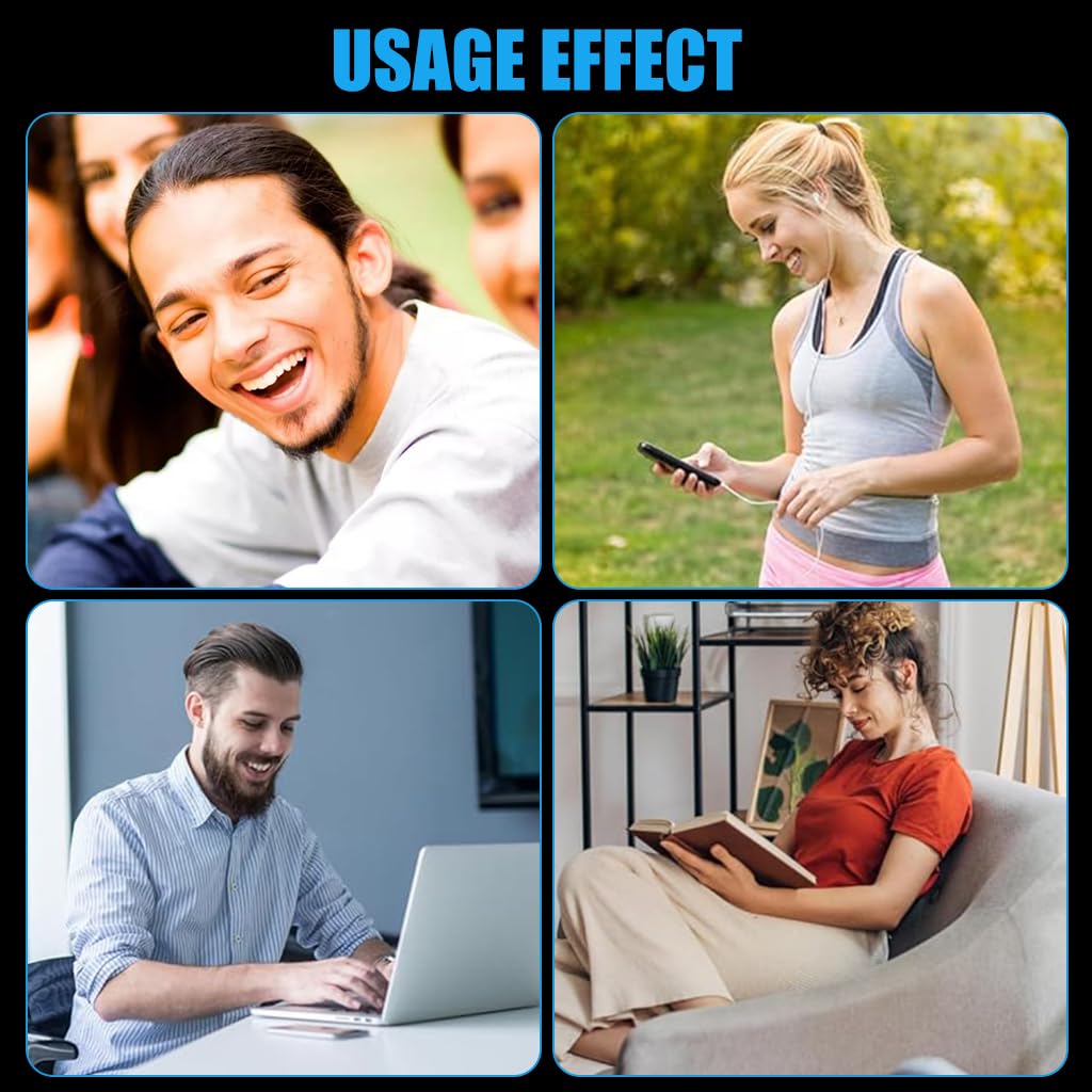 Proberos Jaw Exerciser 6pcs for Men and Women with 40 50 60lbs Resistance Silicone | Includes Storage Case