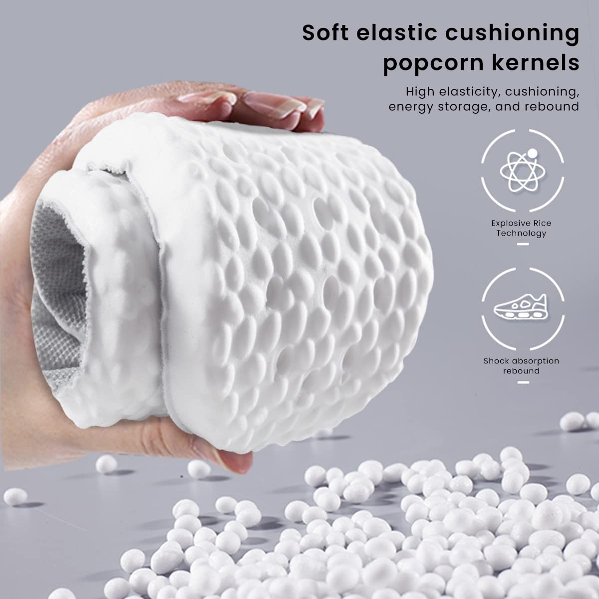 MAYCREATE Shoe Insoles for Sneakers with Ergonomic Perforated Design and 250mm Cuttable Fit | Breathable Latex Foam Cushioning for Men and Women