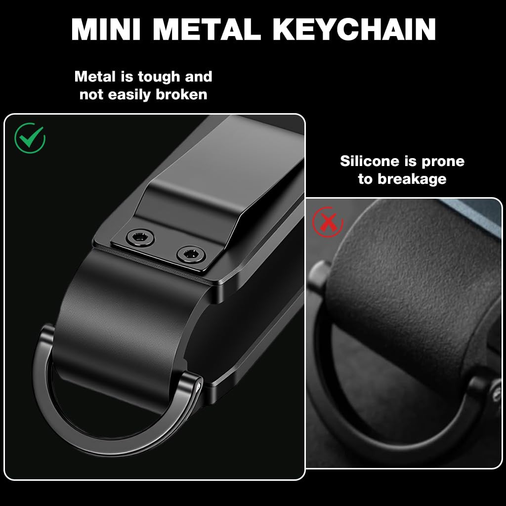 SANNIDHI Key Organizer for Home Office and Travel with D-Ring Clasp | Holds 2-6 Keys