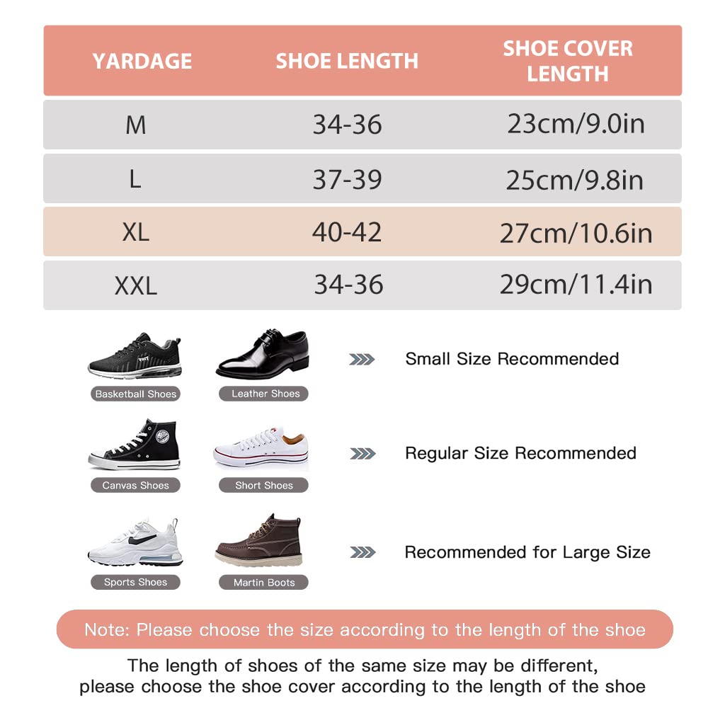 PALAY Silicone Shoe Covers for Rainy Days with Double Snap Closure and TPE Sole | 3 PCS