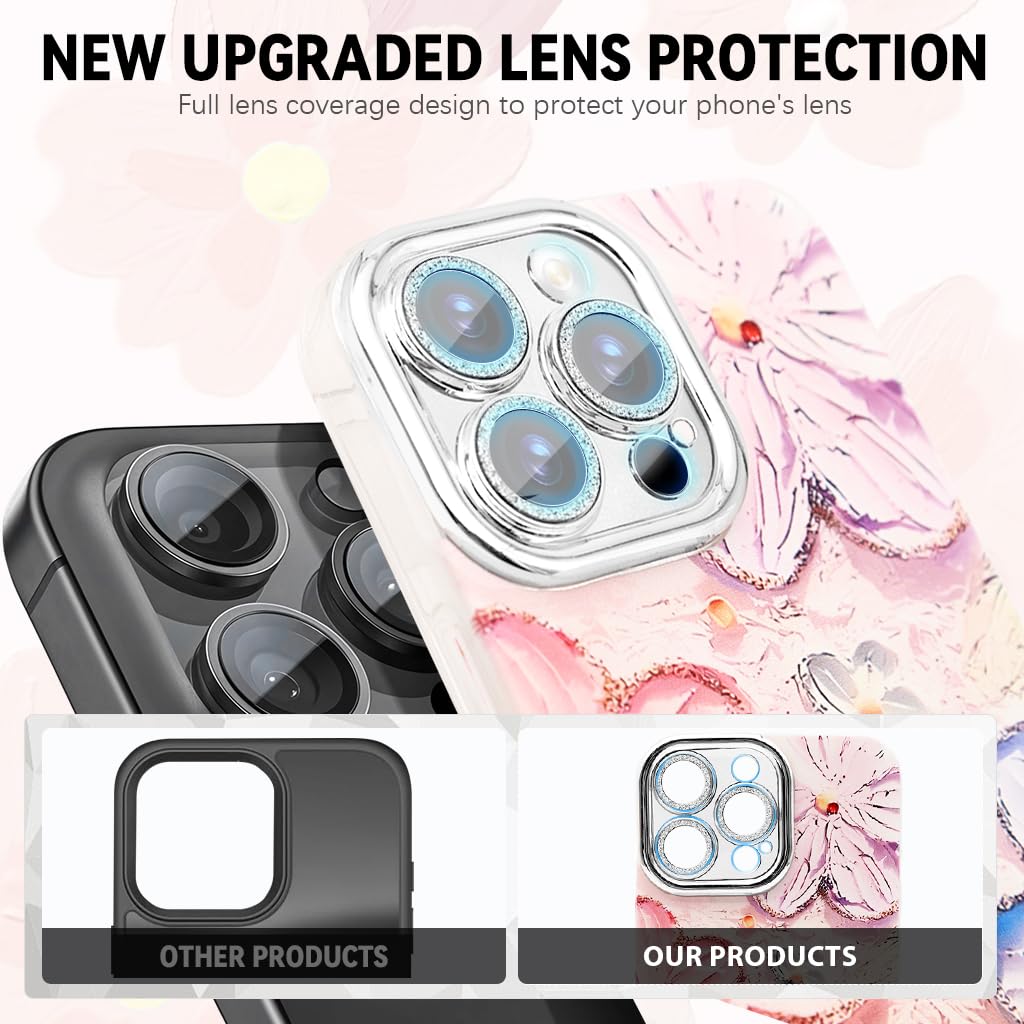 ZORBES Back Cover for iPhone 16 Pro Max with MagSafe Compatibility and Shockproof PC and TPU Build | Crystal Clear Case Featuring Camera Lens Protection