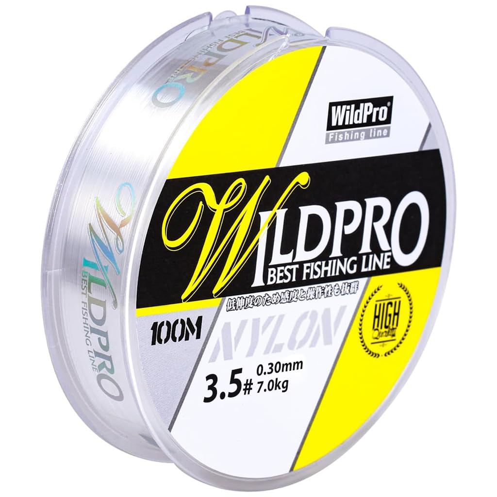 Proberos Fishing Line 100m 0.3mm for Freshwater and Saltwater with Abrasion Resistance | Clear Nylon Monofilament