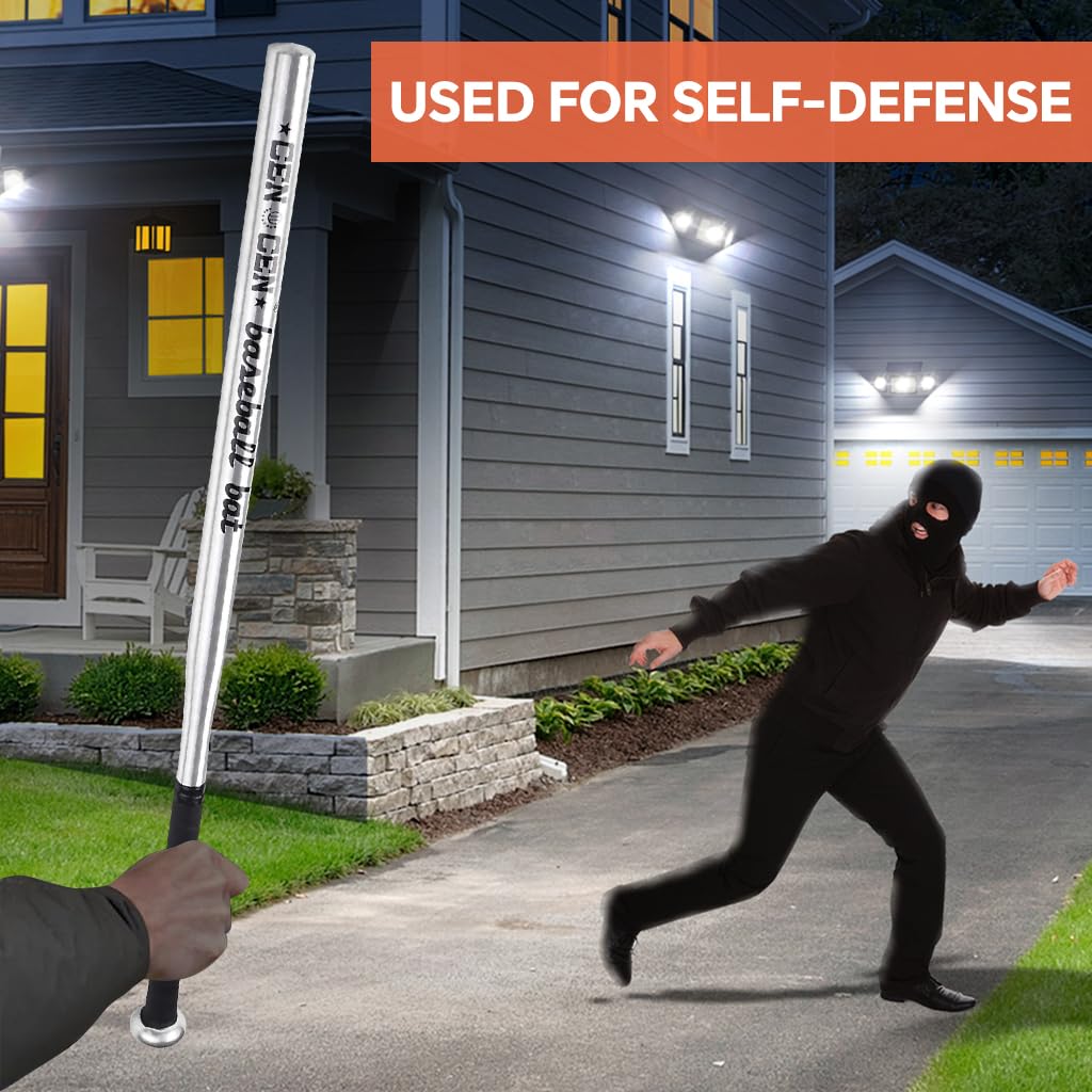 Optifit Baseball Stick for Adults with Ergonomic Rubberized Handle 32 in Aluminum Alloy | Training and Self Defence Use