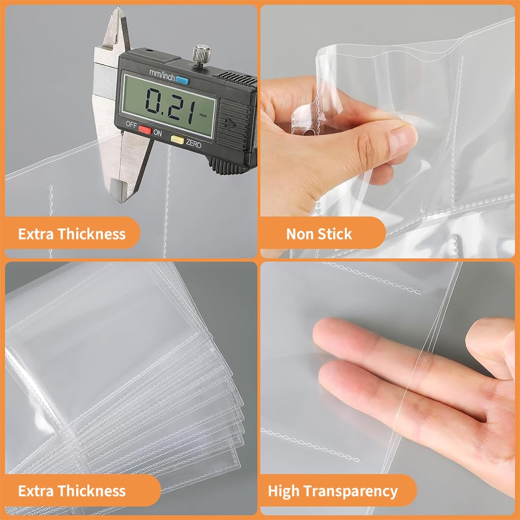 PATPAT Trading Card Holder with 540 Pockets and Snap Button Closure | Double Sided PP Organizer