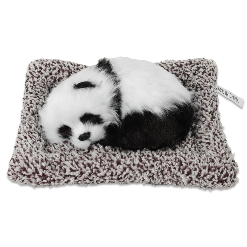Zibuyu Panda Car Ornament for Dashboard and Desk featuring Cute Figurine | Gift Decor