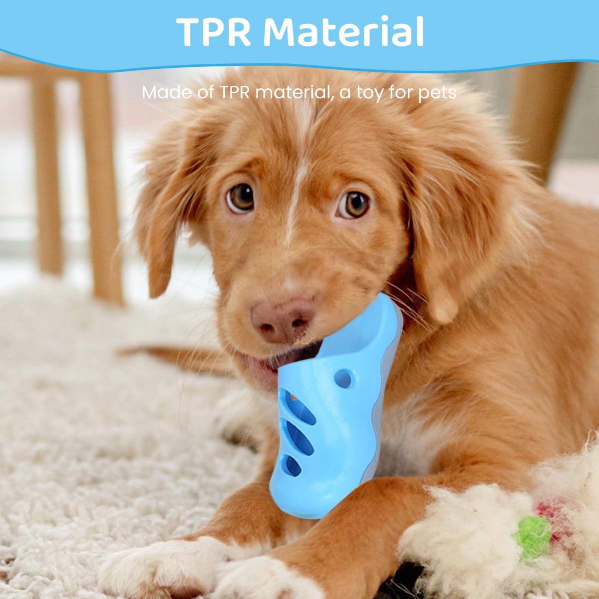 Qpets Pet Bathing Brush for Dogs and Cats with Rotatable Handle and Massage Nubs | Silicone Grooming Tool