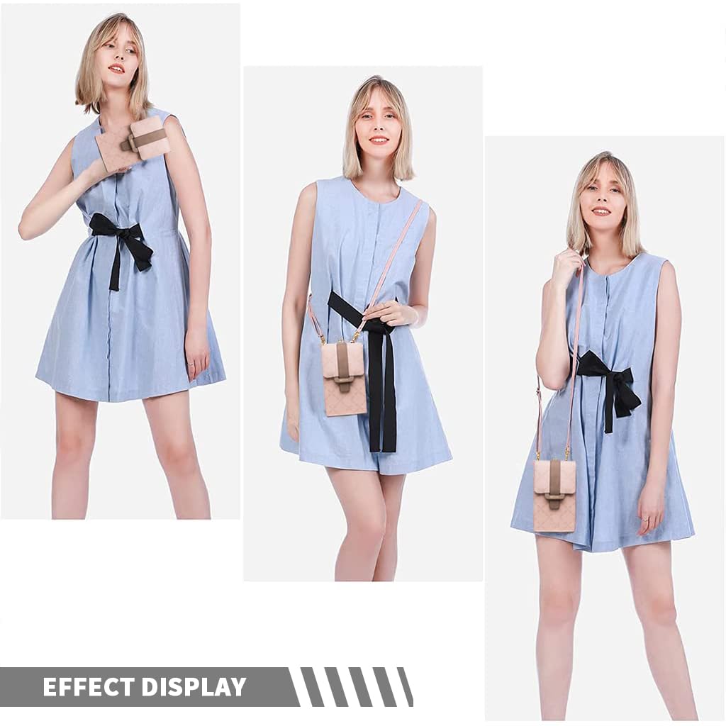 PALAY Women Sling Bag for Daily Use with Double Layer Design and 10.5×6×18 cm PU Leather Pouch