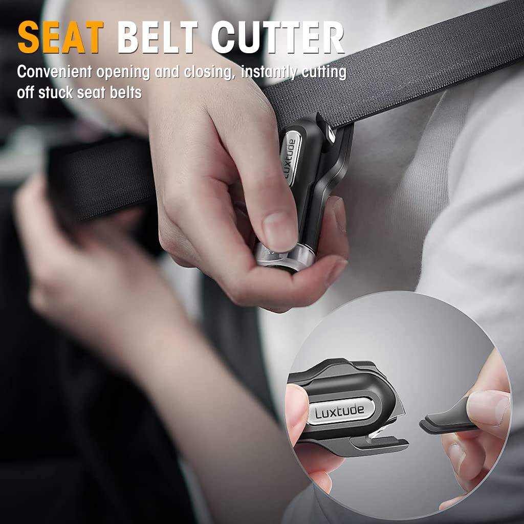 STHIRA Car Emergency Window Breaker for Quick Escape with Tungsten Steel Bit and Seat Belt Cutter