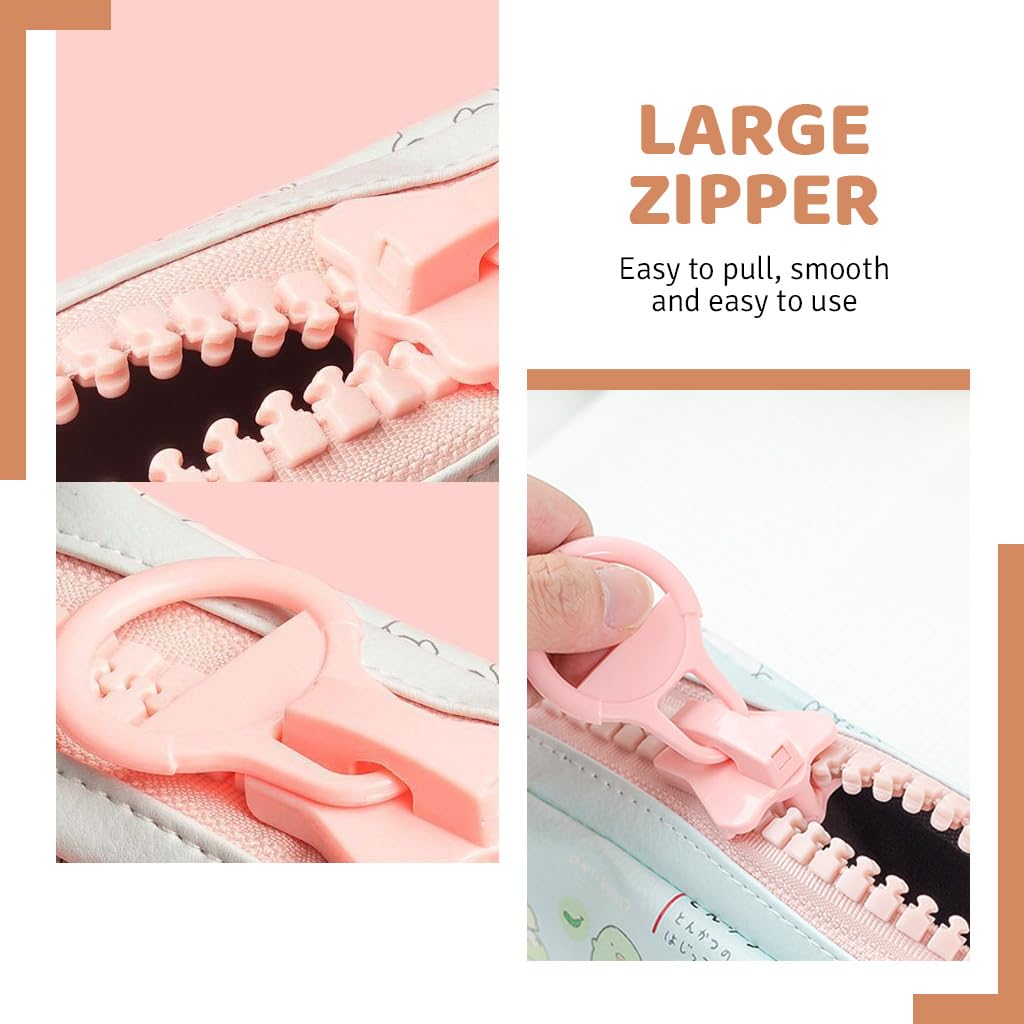 ZIBUYU Pencil Case for Stationery with Large Zipper Opening | Organized School Storage