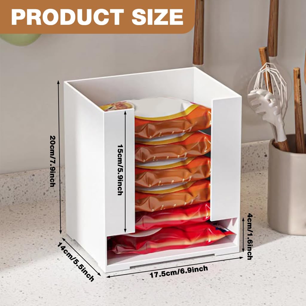 Supvox Kitchen Organizer Rack for Countertop Storage with Open Structure 14x17.5x20cm | Standalone Design