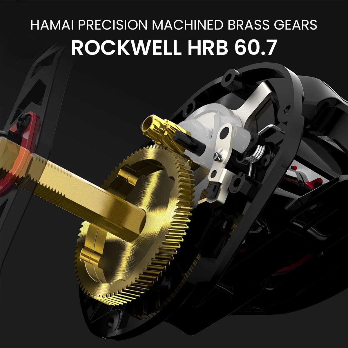 Proberos Baitcasting Reel for Left-Handed Anglers with 7.2:1 Gear Ratio and Magnetic Brake System