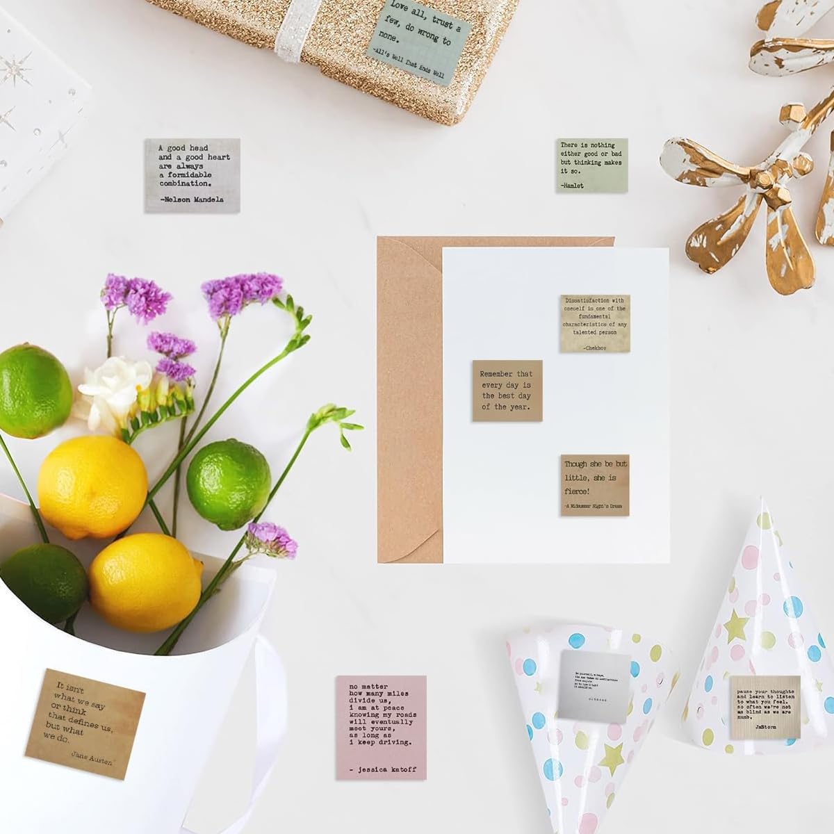 HASTHIP Bible Verse Stickers for Planners and Scrapbooks featuring 500 Retro Inspirational Prints