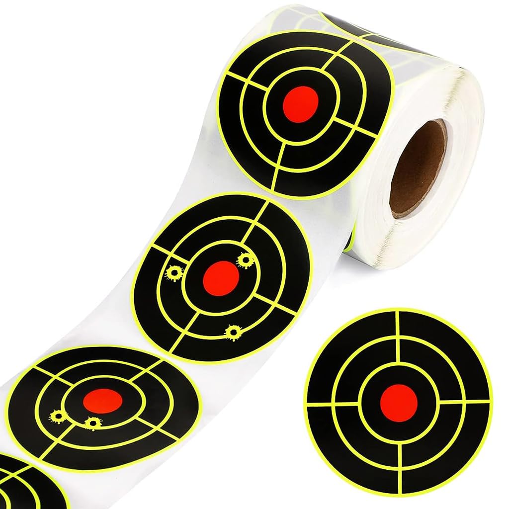 Optifit® 20 * 20cm Archery Targets FaceDart Board for Adult Portable Dart Game Outdoor Game Bow and Arrow Targets Stickers for Match and Daily Practice Ideal for Playing Boys and Girls (10Pcs)