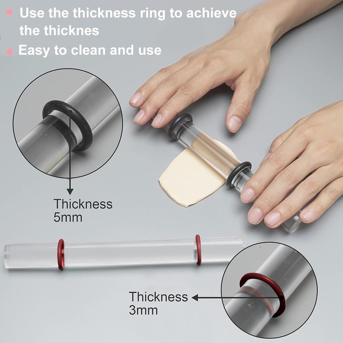 HASTHIP Clay Sculpting Toolkit for Polymer and Air Dry Clay with 14 Tools | Stainless Steel & Acrylic Set for Artists and DIY Craft