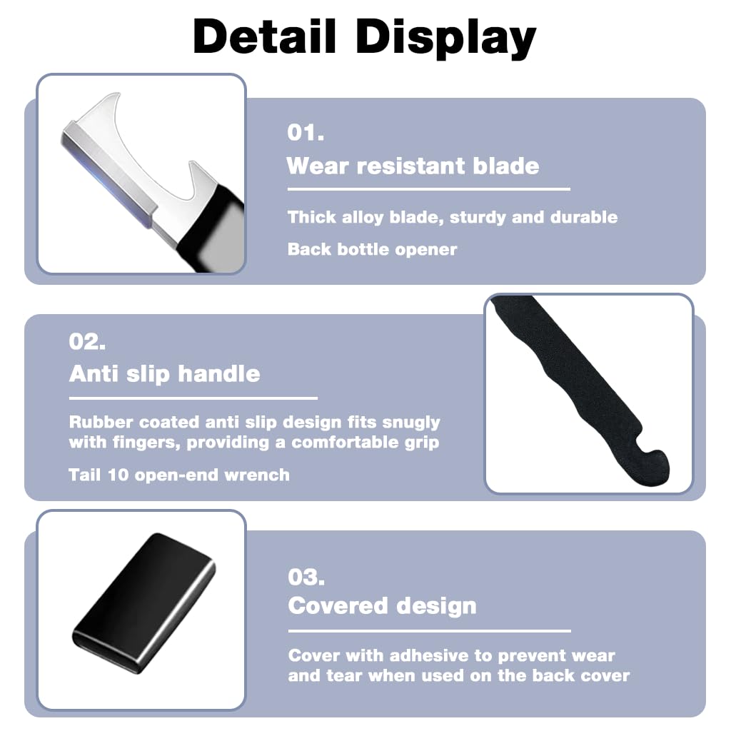 HASTHIP Diamond Sharpening File for Scissors and Garden Tools featuring Anti Slip Handle | 3PCS 5 in Steel Design