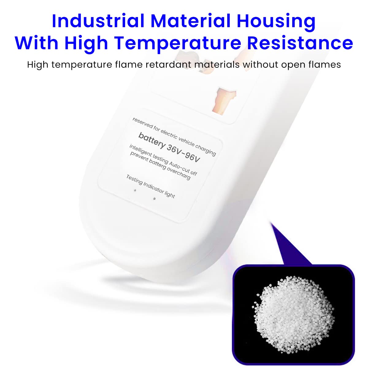 ZORBES Extension Board with 4.8m Cable for Electric Bikes and Scooters featuring Smart Auto Off | Surge Protected and Flame Retardant Design