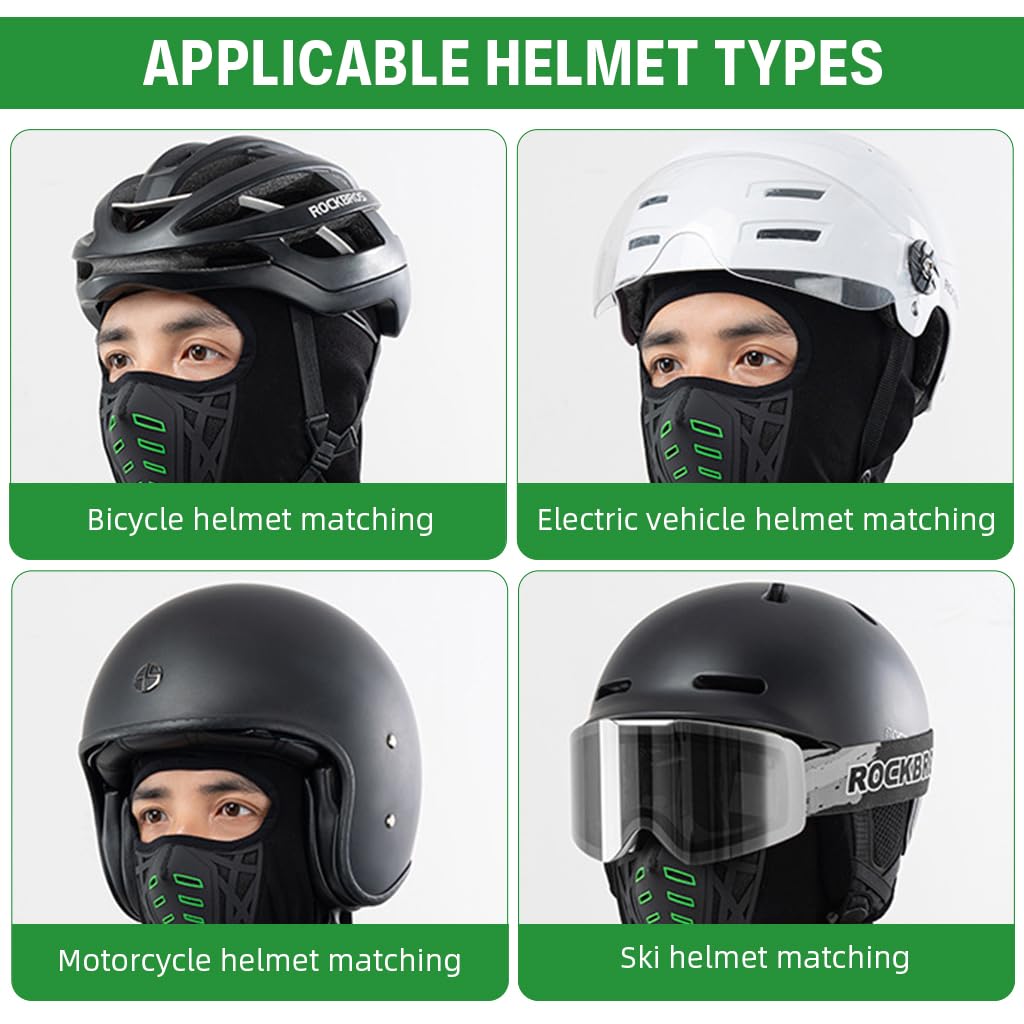 STHIRA Winter Riding Hat Balaclava for Ski and Motorcycle with Ventilated Face Mask | Soft Thermal Plush Lined Unisex Helmet Liner