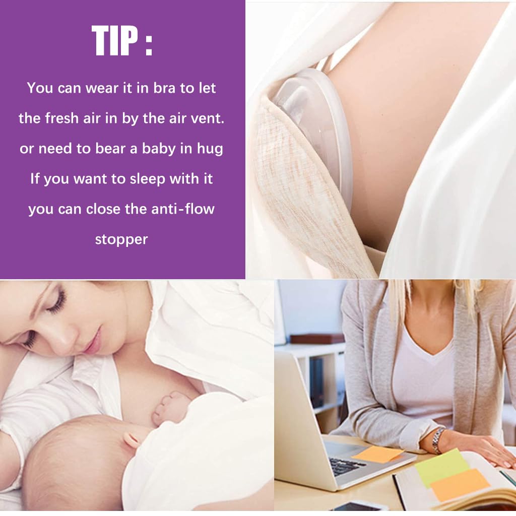 SNOWIE SOFT Wearable Nipple Cap for Breastfeeding with 3.0cm Fit and Air Vent | Silicone Nursing Cup