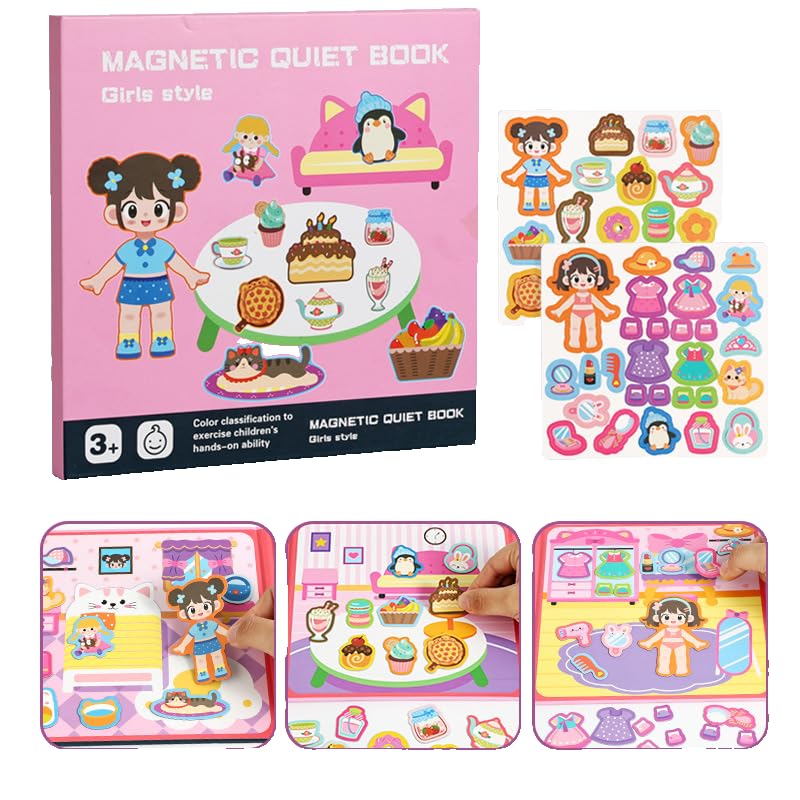 PATPAT® Reusable Sticker Books for Toddlers