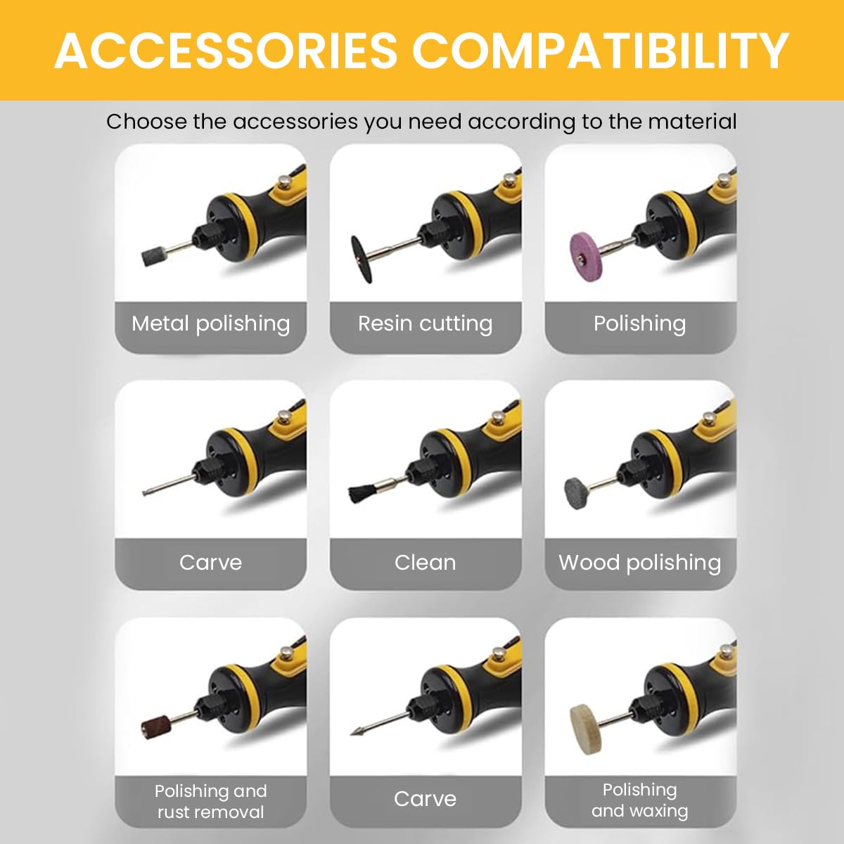 Serplex Electric Engraving Pen Kit for Wood Stone Metal Jewelry with 58 Accessories and LED Display | 7.2V 1100mAh Cordless Rotary Tool