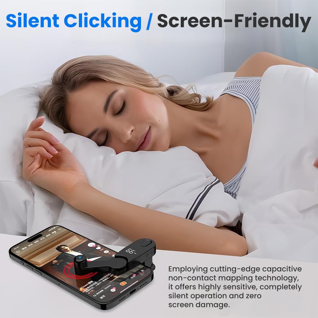 ZORBES USB Wired Auto Clicker for Phone and Tablet with 198 Speed Levels | Plug and Go Controller