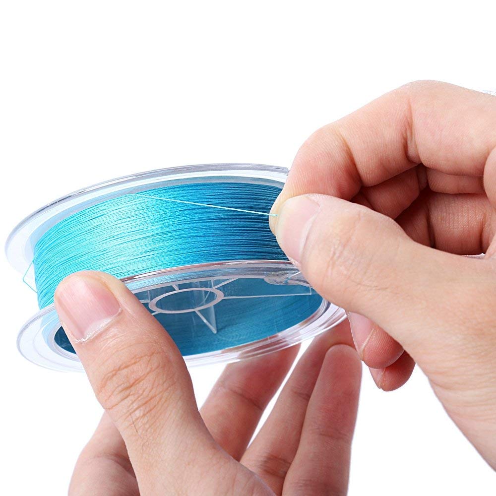 Zorbes PROBEROS braided fishing line for angling with 4 strands PE fiber 0.45mm 70lb 100m | low stretch strong knot design