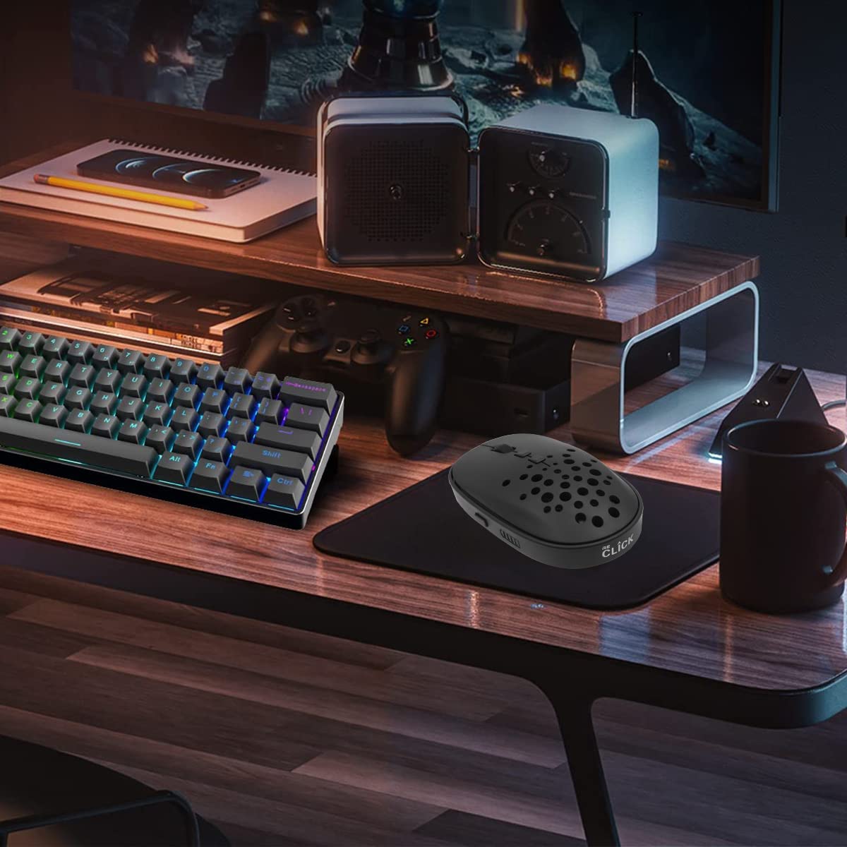 Verilux Wireless Mouse for Laptops with Dual Mode Bluetooth and 2.4Ghz Nano Receiver | Rechargeable Optical Mouse featuring 3 Adjustable DPI and Battery Indicator