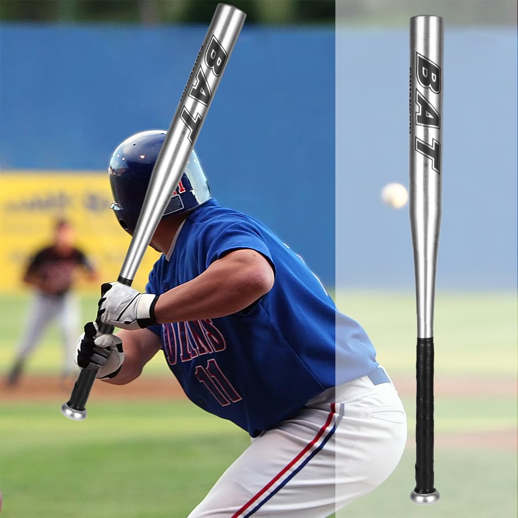 Optifit Baseball Bat for Training and Self Defense with 34inch Length and Shock Absorbing Grip