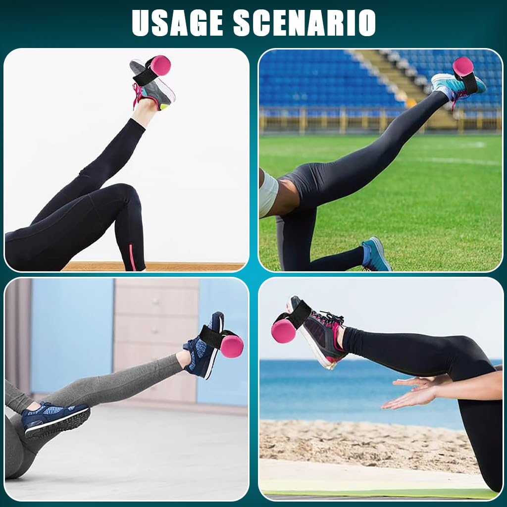 Proberos Feet Dumbbell Attachment for Home Leg Workouts with 360° Foot Stretching | Tibialis Trainer for Ankle and Shin Strength