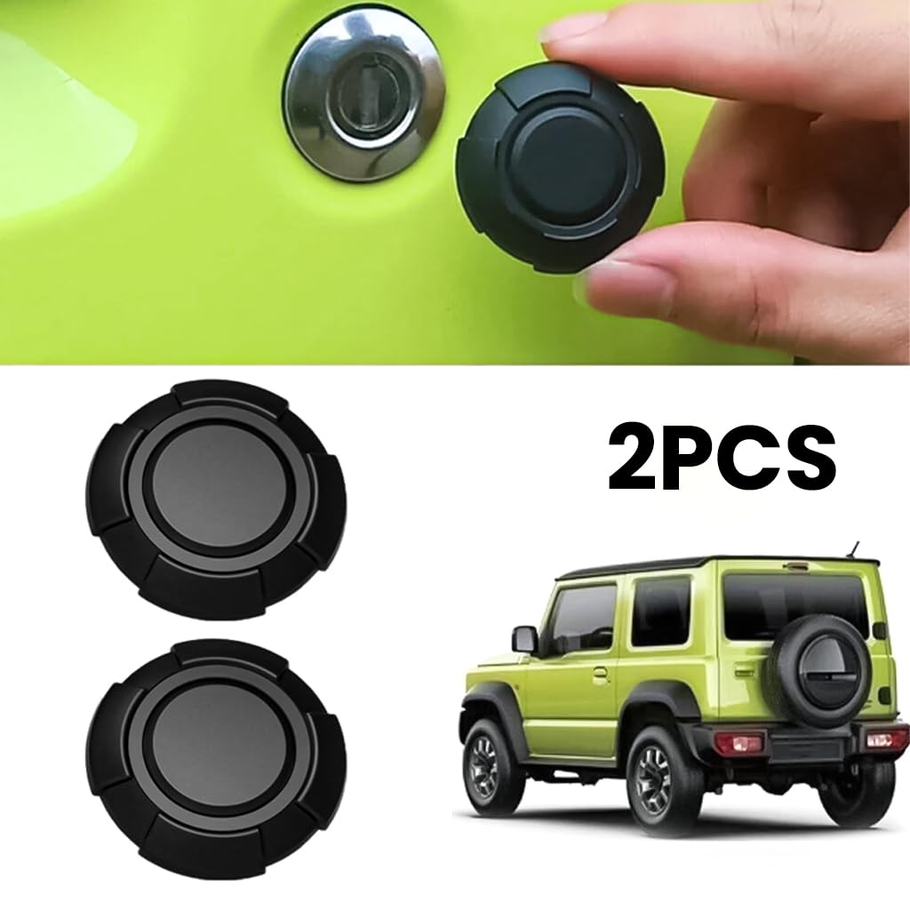 STHIRA Keyhole Covers for Suzuki Jimny JB64 JB74 featuring Waterproof and Anti Dust Trim | 2PCS PC Material Protection