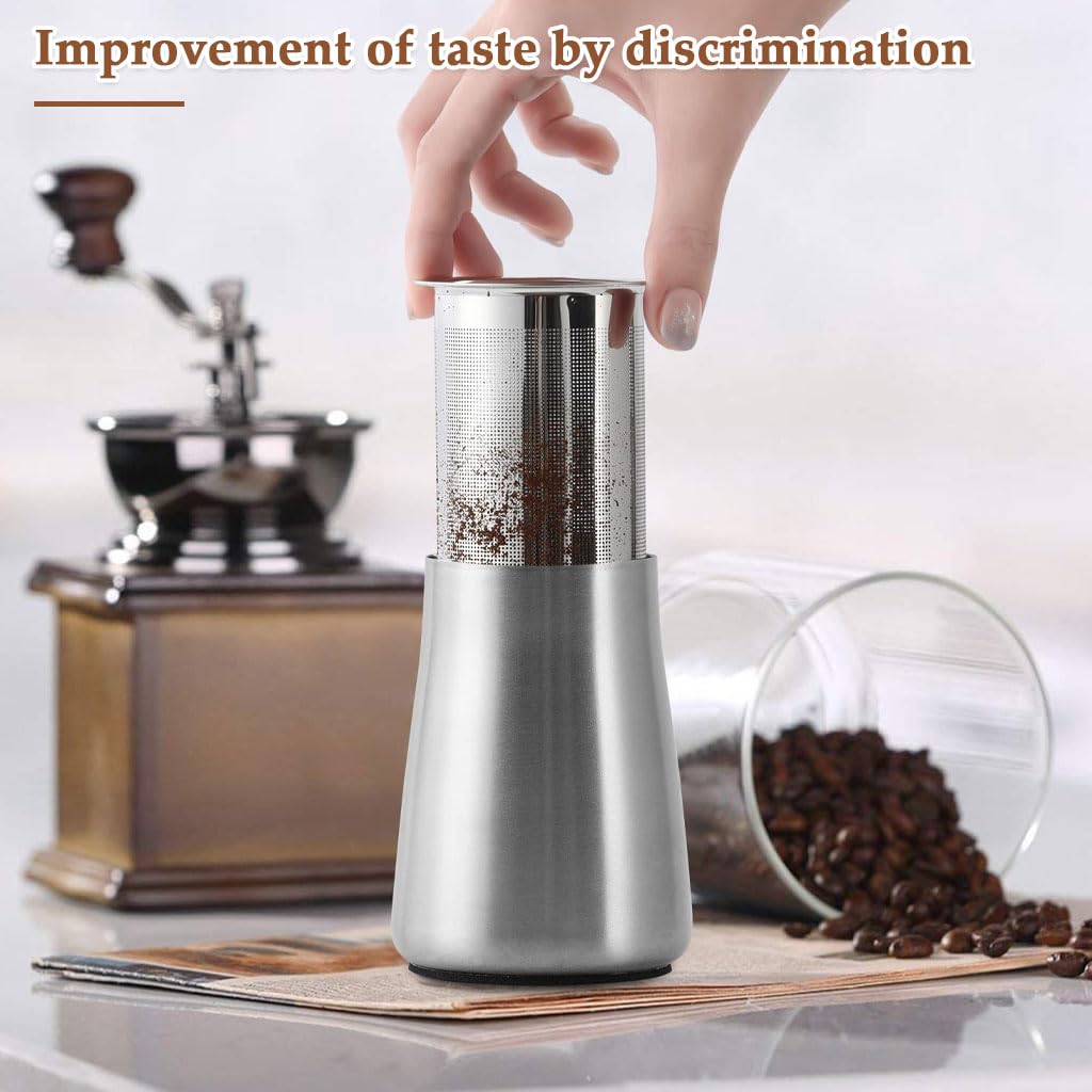 Supvox Espresso Coffee Sieve Kit for Precise Brewing with Fine Mesh Filter and Dosing Jug