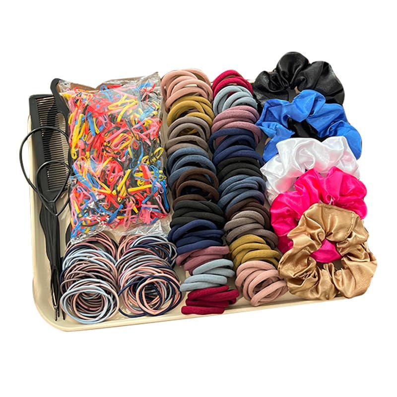 MAYCREATE® 1209 pieces of colorful hair bands styling tools and clips. A set of multi-functional girl hair accessories and a practical gift - Multicolor