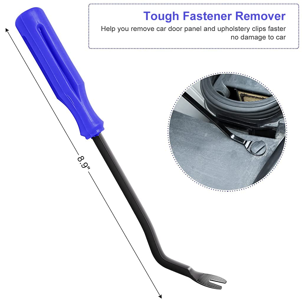 Supvox Pry Tools Set for Car Trim Removal with Ergonomic Handle and 5 Pcs Design | No Scratch Interior Panel Repair Kit