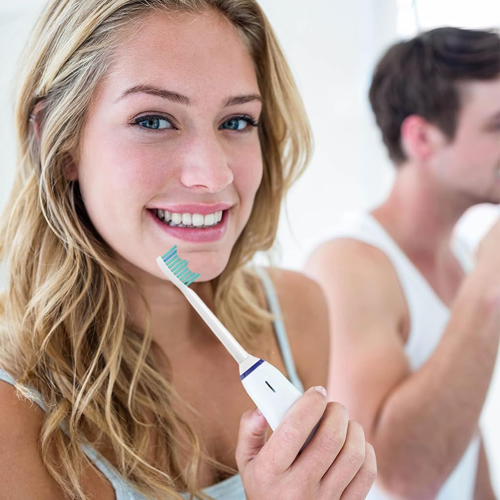 MAYCREATE Toothbrush Replacement Heads for Philips Sonicare featuring Soft Dupont Bristles | 12PCS Snap On Design