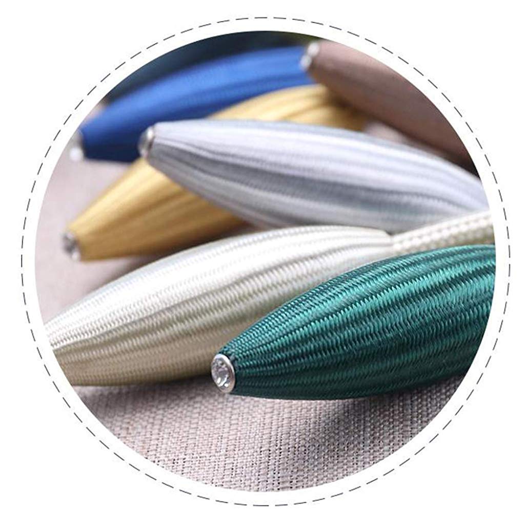 Hasthip Curtain Tiebacks with Alloy Clip for Home Decor 58cm Length | Coffee Brown Polyester Pack of 2