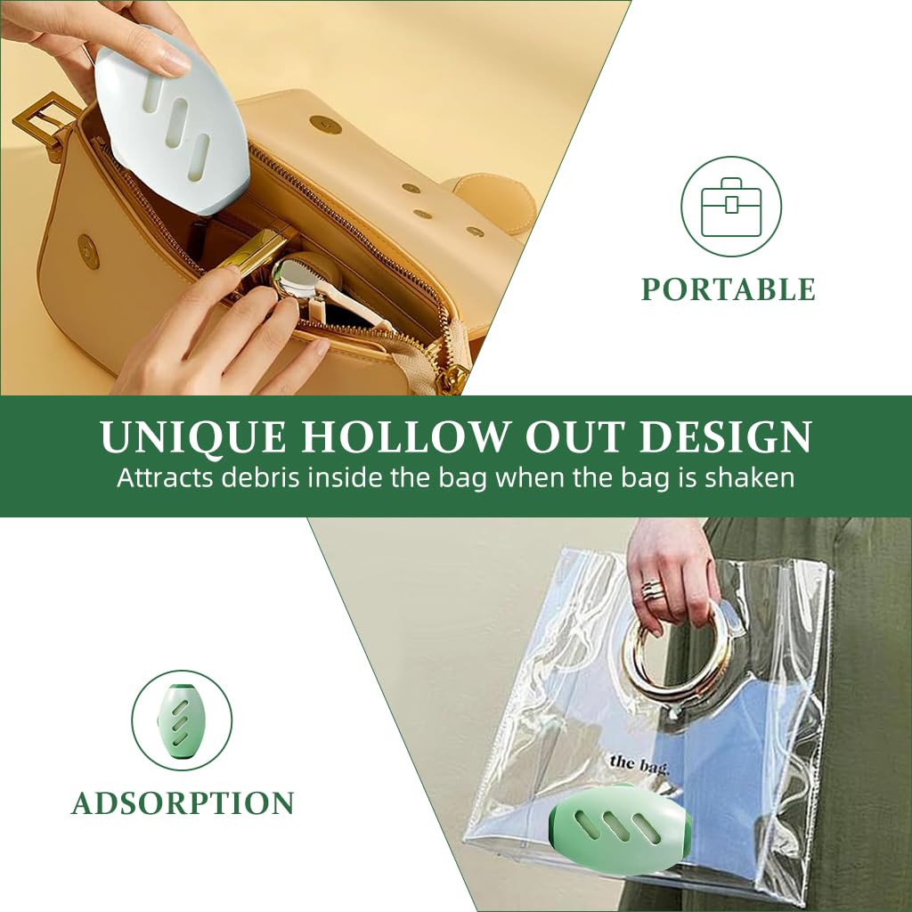 Qpets Reusable Gel Lint Roller for Clothes Sofa and Carpet with Washable Sticky Ball 2Pcs