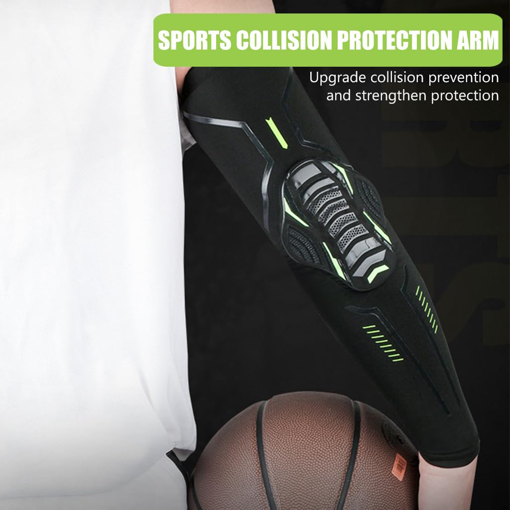 Proberos Arm Protective Sleeve for Sports with 10mm EVA Honeycomb Padding and Silicone Grip | UV Protection